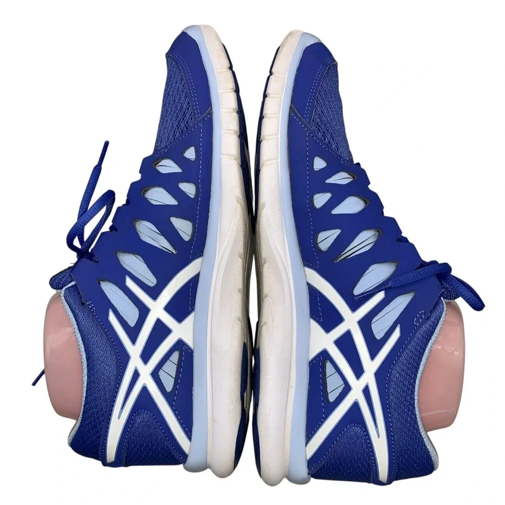 ASICS Gel-Fit Tempo Women's 9.5 Blue S563N Running Shoes Cross Training Lace Up